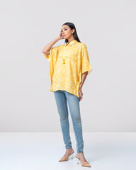 Regular Fit All Over Printed Top – Mystika