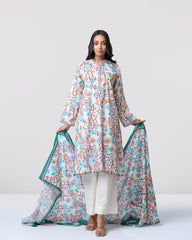 Relaxed Fit Digital Printed Two-Piece Lawn