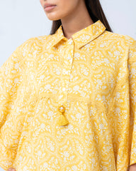 Regular Fit All Over Printed Top – Mystika