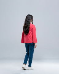 Junior Girls' Knit Fashion Top (10-14 Years)
