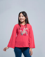 Junior Girls' Knit Fashion Top (10-14 Years)