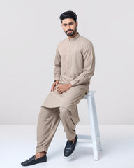 Regular Fit Embroidered Semi-Formal Kabli Set