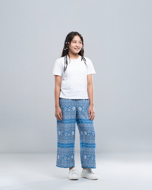 Junior Girls' Viscose Straight-Leg Palazzo (10-14 Years)