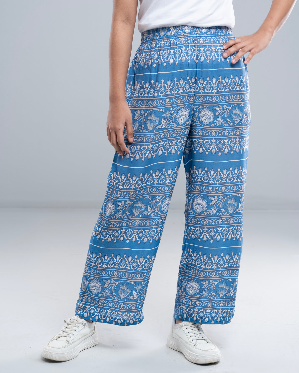 Junior Girls' Viscose Straight-Leg Palazzo (10-14 Years)