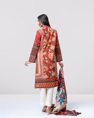 Smart Fit Embroidered and Digital-Printed Two-Piece Lawn