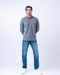 Regular Fit Solid Casual Shirt
