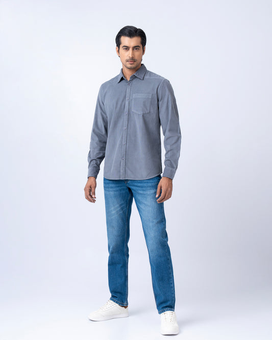 Regular Fit Solid Casual Shirt