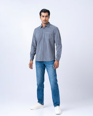 Regular Fit Solid Casual Shirt