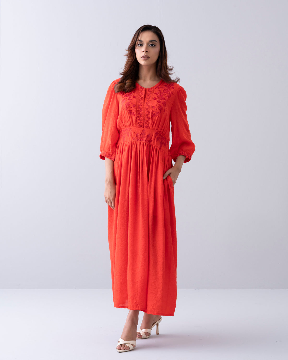 Women’s Embroidered Long Dress