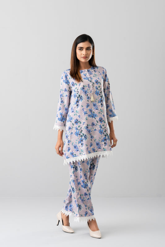 Two-Piece Floral Set - Mystika