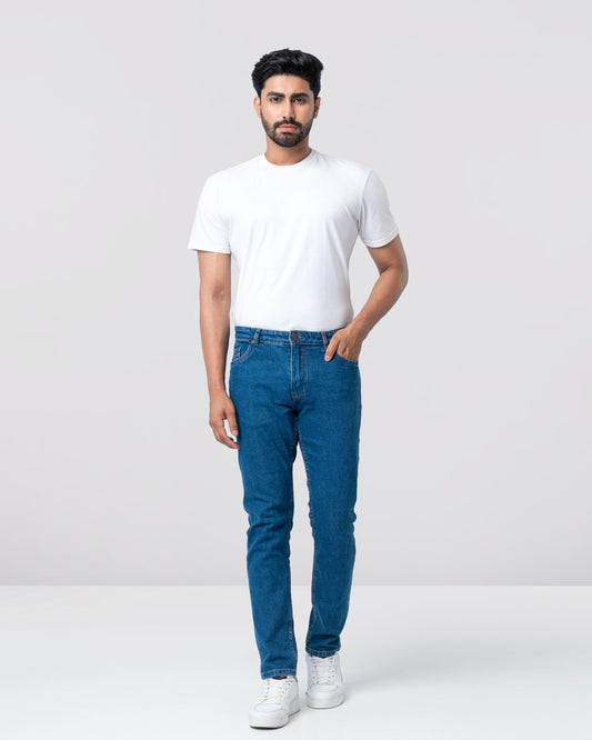 Tapered Fit Magpie Blue Jeans