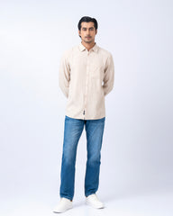 Regular Fit Solid Casual Shirt