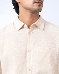 Regular Fit Solid Casual Shirt