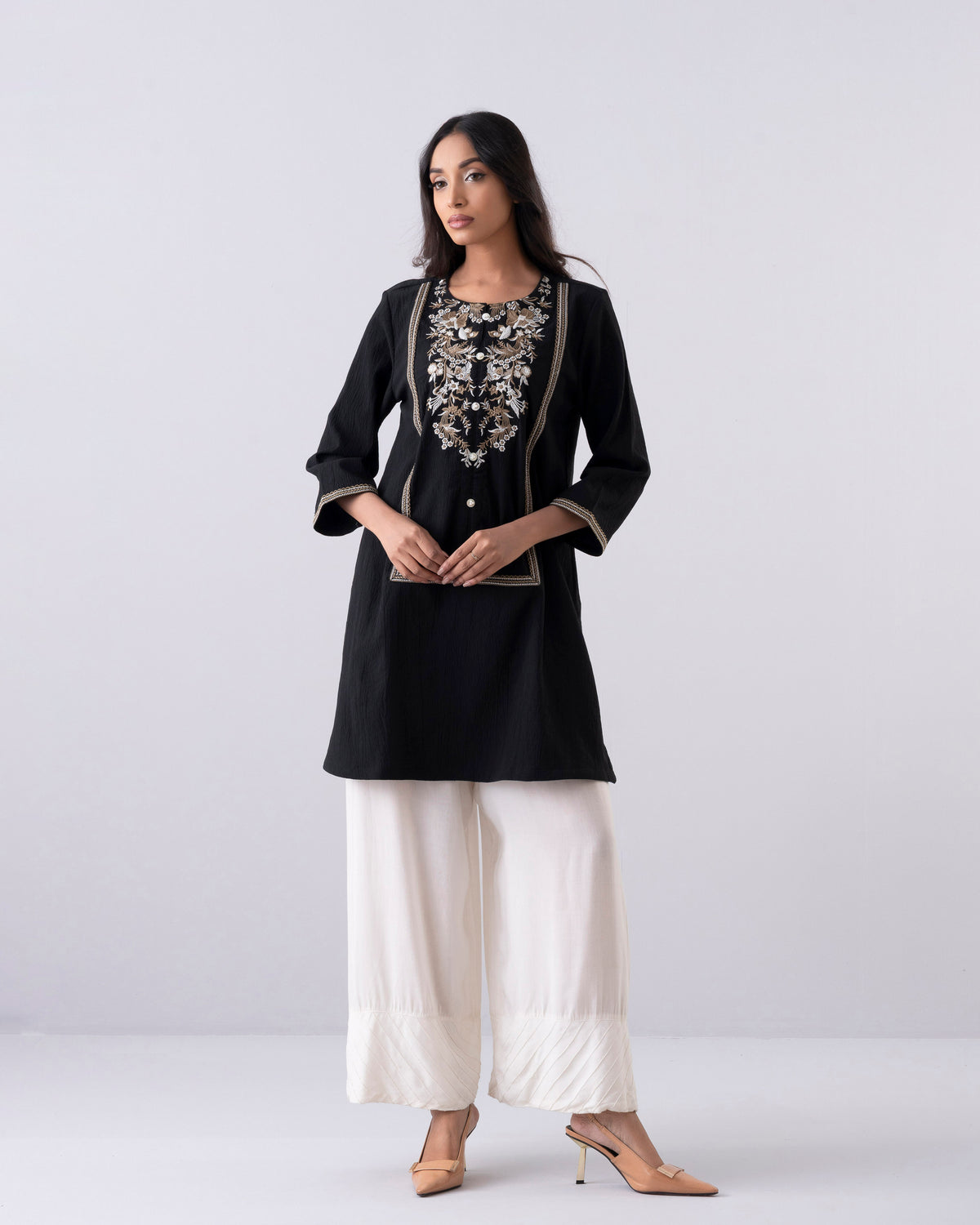 Smart Fit Embroidered Ethnic Kurti