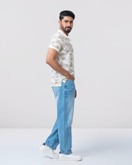 Regular Fit Printed Polo Shirt