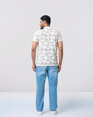Regular Fit Printed Polo Shirt