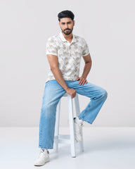 Regular Fit Printed Polo Shirt