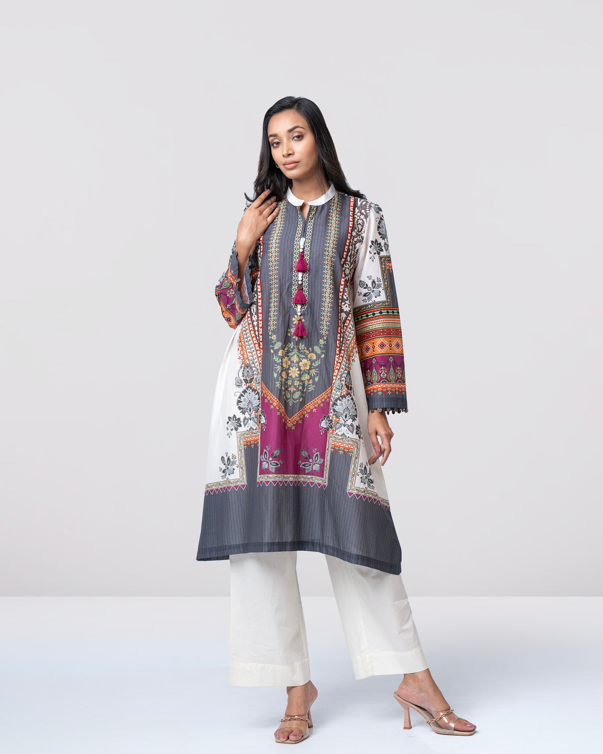 Smart Fit Printed Lawn Kurta