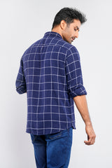 Regular Fit Checkered Casual Cotton Shirt