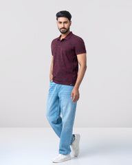 Regular Fit Printed Polo Shirt