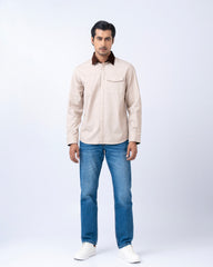 Regular Fit Solid Casual Shirt