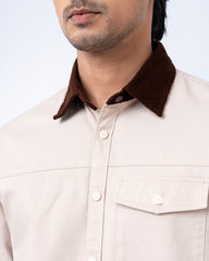 Regular Fit Solid Casual Shirt