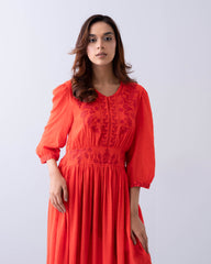 Women’s Embroidered Long Dress