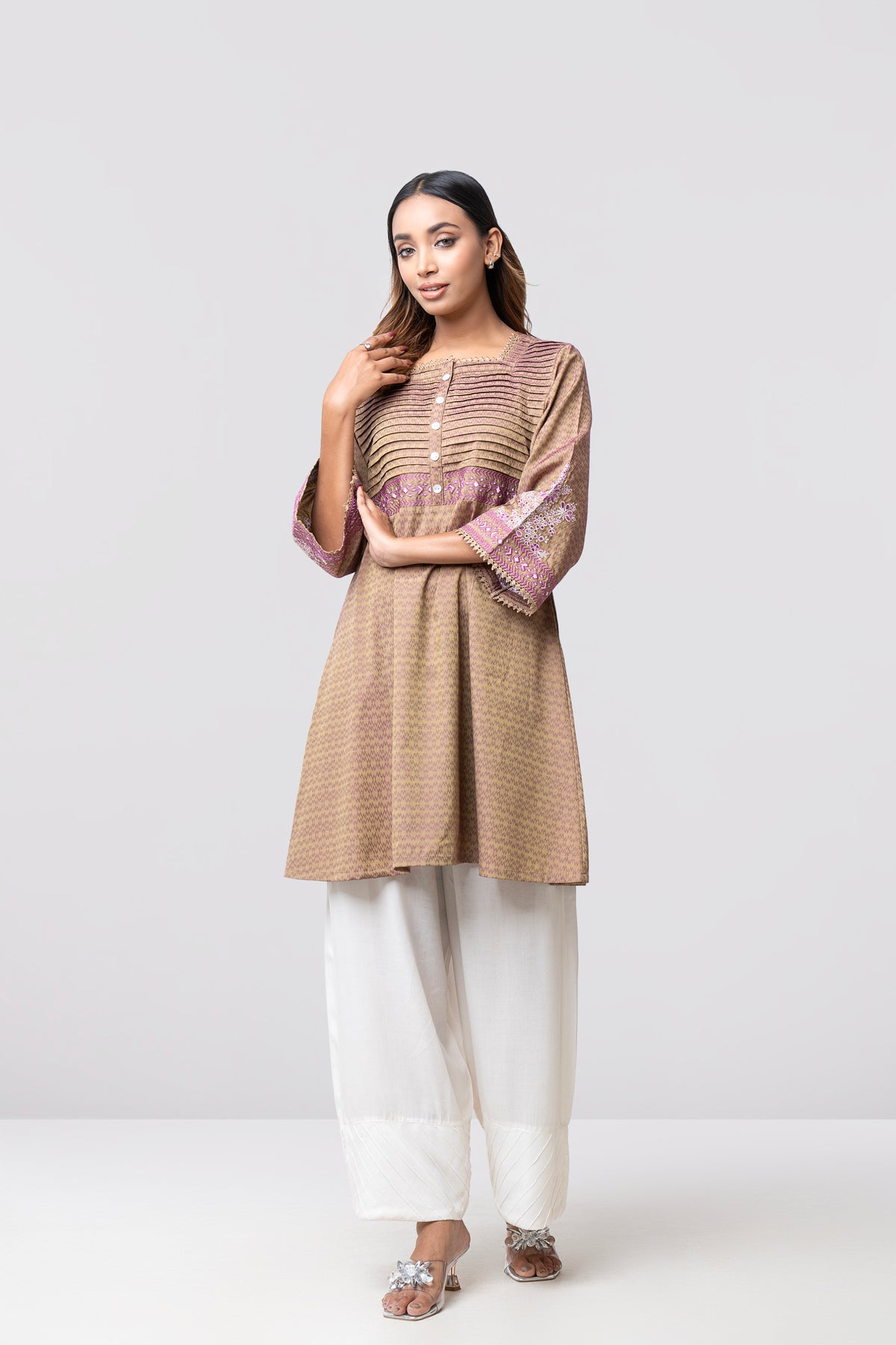 Smart Fit Embroidered Ethnic Kurti