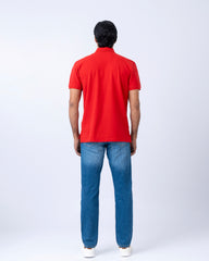 Regular Fit Solid Polo Shirt