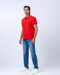 Regular Fit Solid Polo Shirt