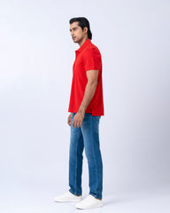 Regular Fit Solid Polo Shirt