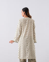 Relaxed Fit Printed Three-Piece Lawn
