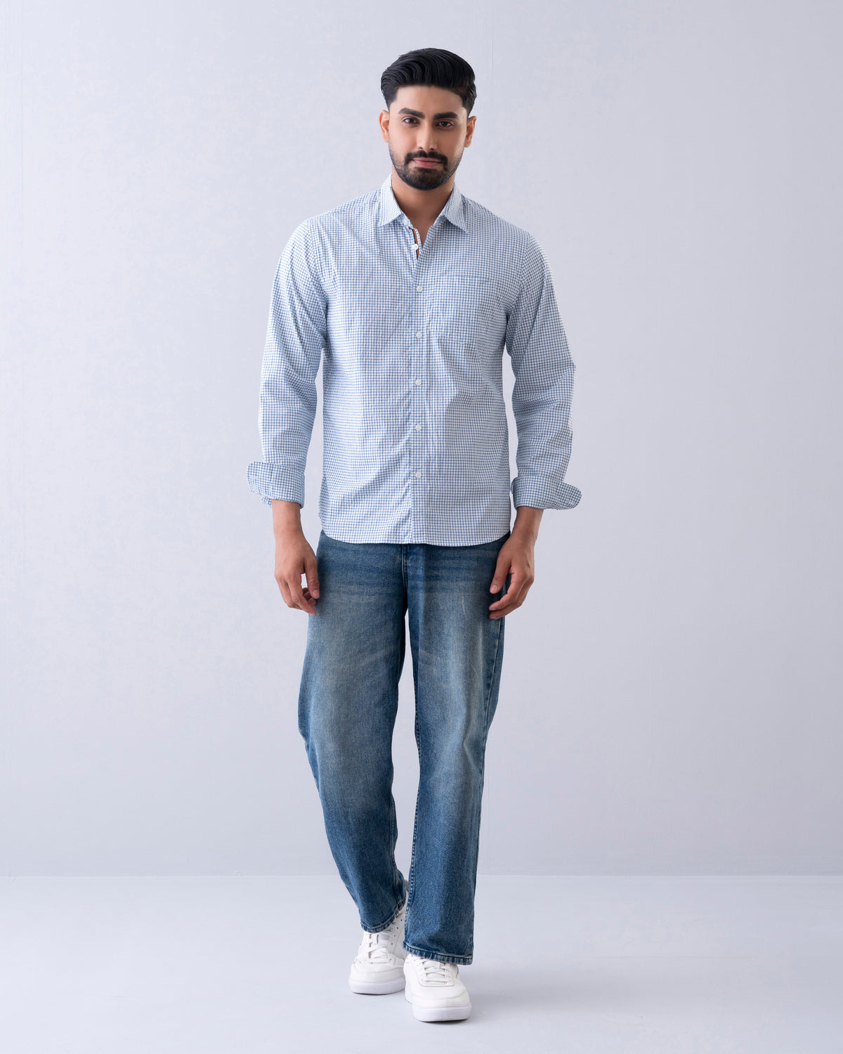 Regular Fit Check Casual Shirt
