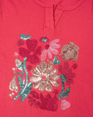 Junior Girls' Knit Fashion Top (10-14 Years)