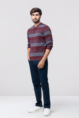 Regular Fit Long Sleeve Striped T-Shirt