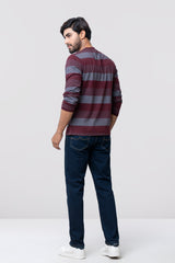 Regular Fit Long Sleeve Striped T-Shirt