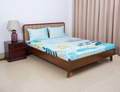 Kids Bedsheet-Ocean Blue(King Size)