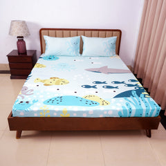 Kids Bedsheet-Ocean Blue(King Size)