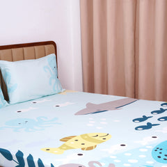 Kids Bedsheet-Ocean Blue(King Size)