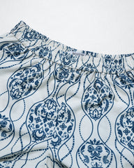 Regular Fit Printed Pant-Mystika