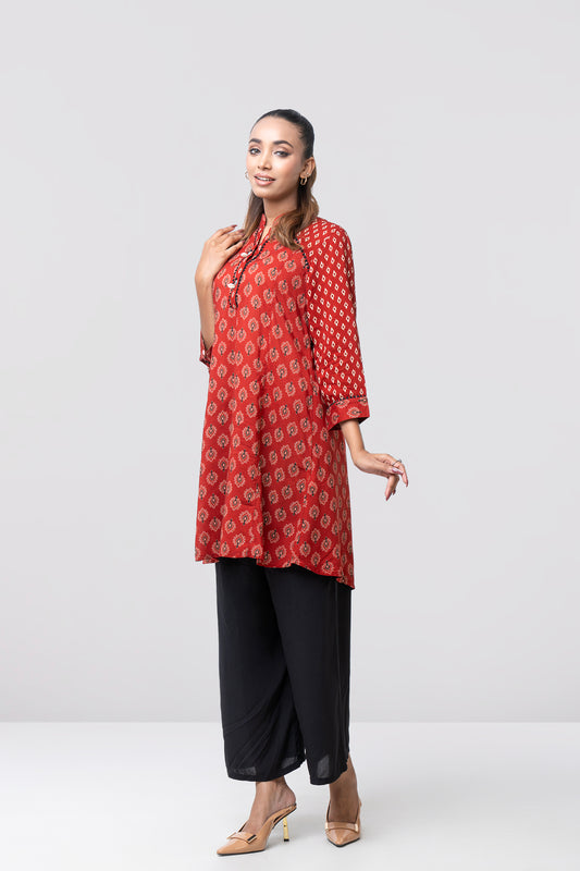 Smart Fit Printed Viscose Ethnic Kurti