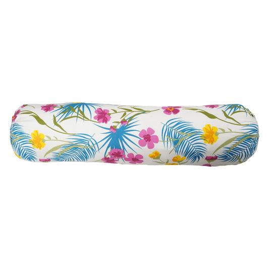 Bolster Cover- White Floral