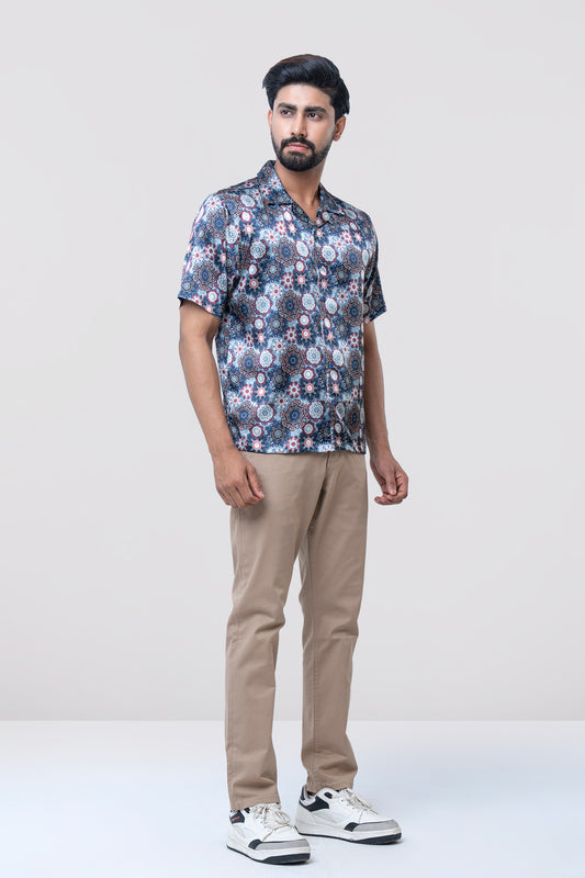 Relaxed Fit Printed Casual Shirt