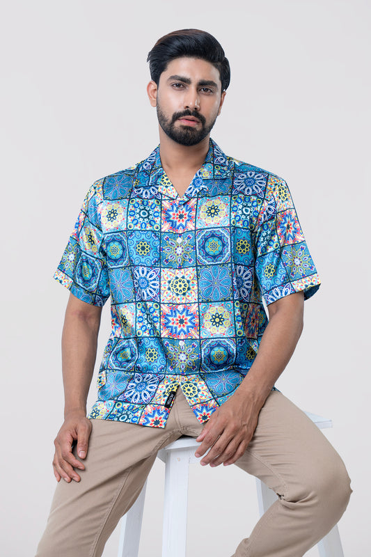 Relaxed Fit Printed Casual Shirt