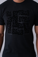 Regular Fit Emboss Printed T-shirt