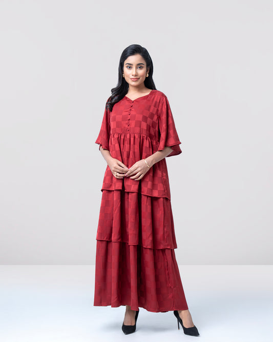 Women's Tiered Long Dress