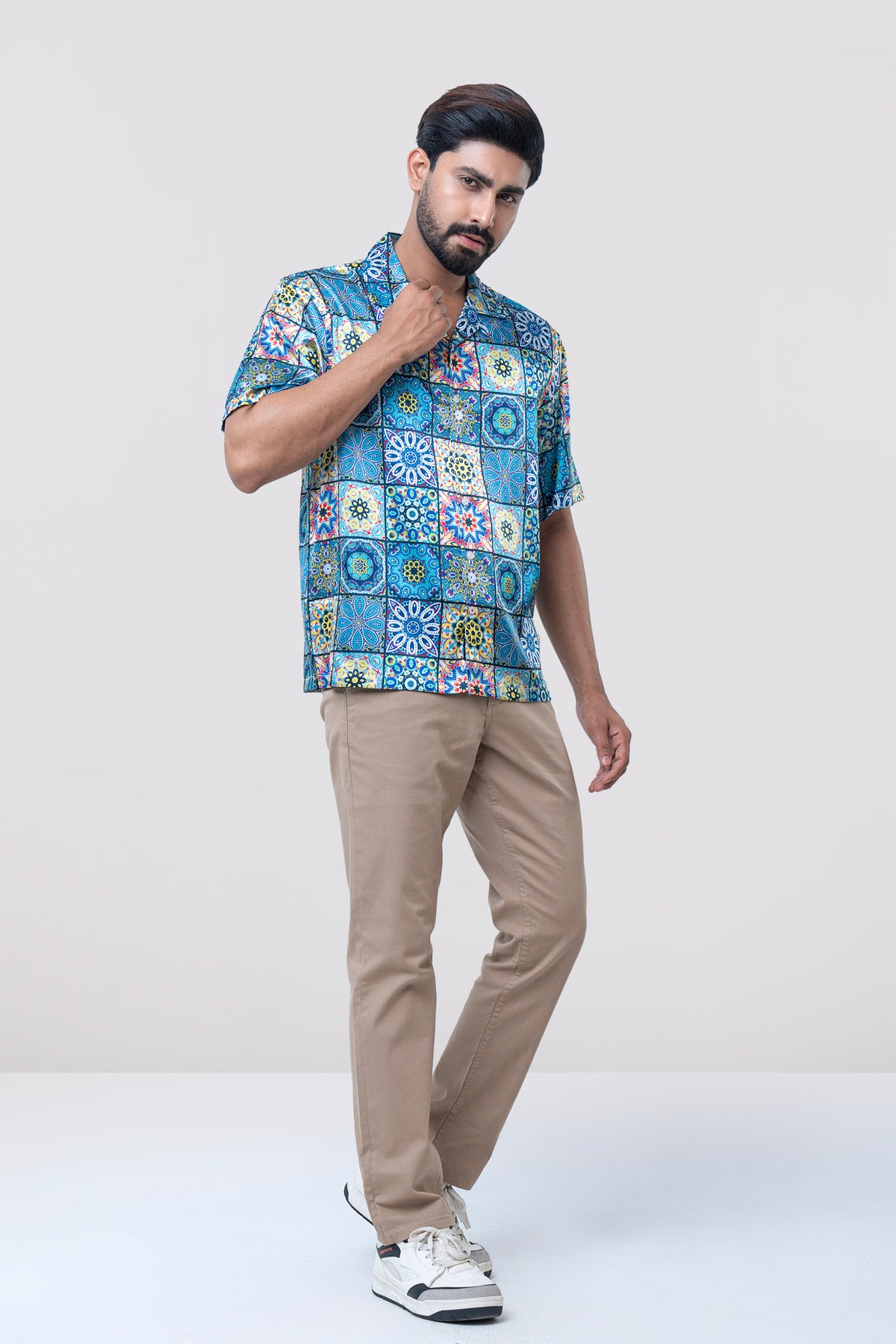 Relaxed Fit Printed Casual Shirt