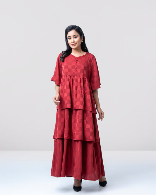 Women's Tiered Long Dress