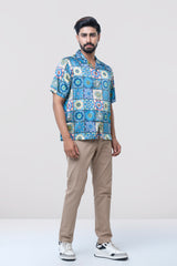Relaxed Fit Printed Casual Shirt