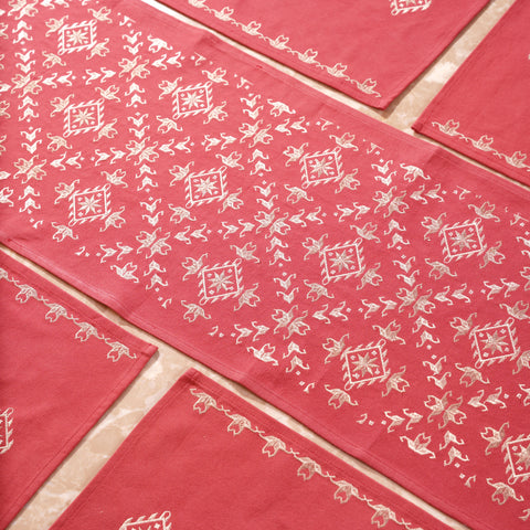 Table Mat - Brownish Red